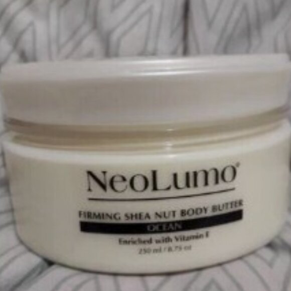 NEOLUMO FIRMING SHEA NUT BODY BUTTER OCEAN-VITAMIN E-8.75 oz / 250 ml NEW-SEALED - Picture 2 of 2